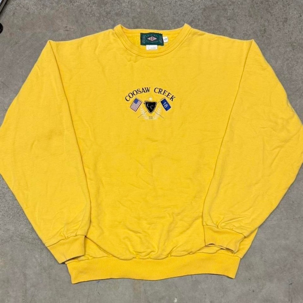 Coosaw Creek Country Club Vintage 90s Golf Crewneck Sweatshirt  Sz XL